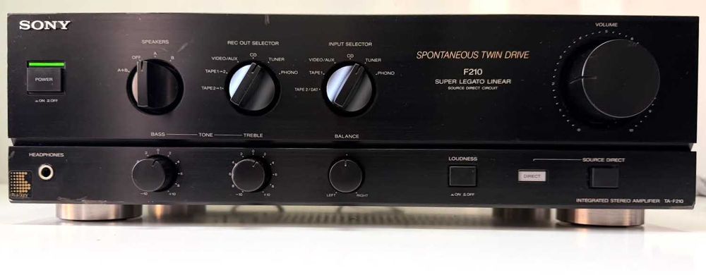 Amplificator Sony TA-F210 Spontaneous Twin Drive Japan – Sunet Dinamic Cald