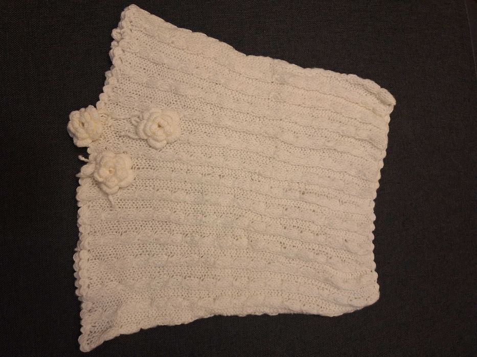 Дамски наметки черна/бяла , размер S-M