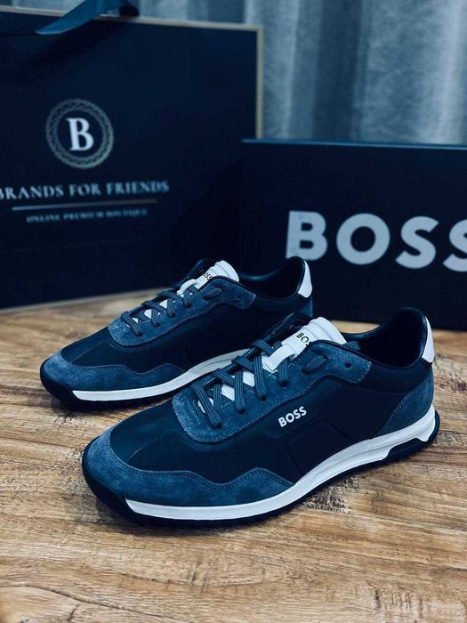 BOSS мужские кроссовки из смешанных материалов РАЗМЕР 39,40