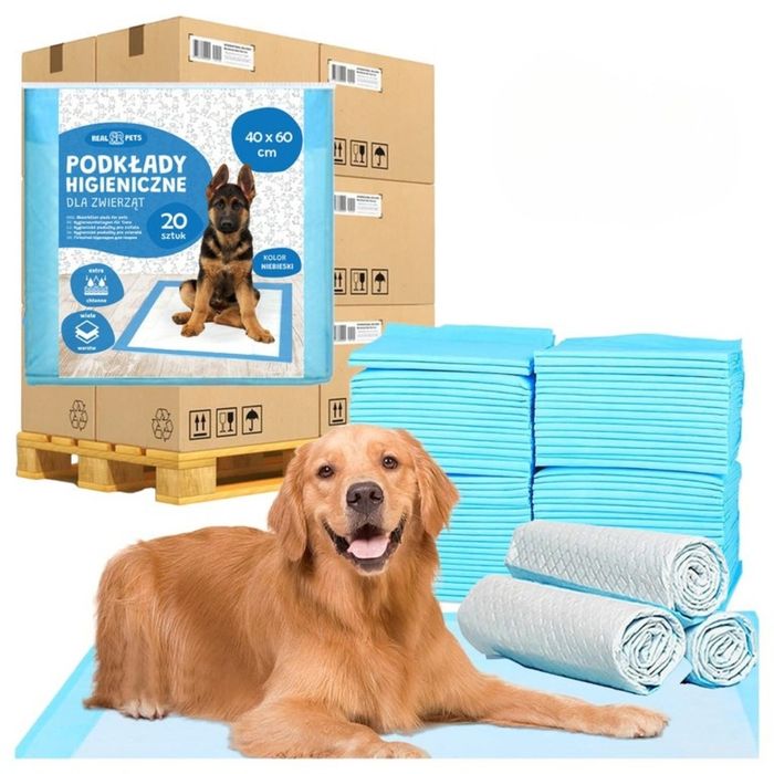 Хигиенни пелени-подложки за кучета XL 40х60 см – силно абсорбиращи и н