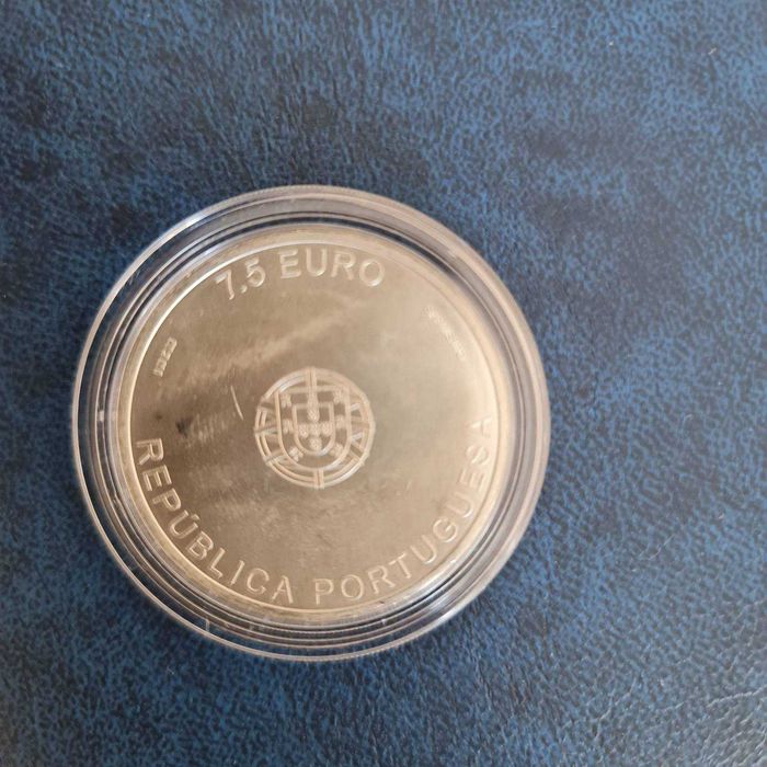 Сребърни монети Португалия 7,5 евро архитектура комплект 3 броя