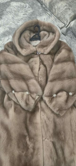 Норковая шуба до колен