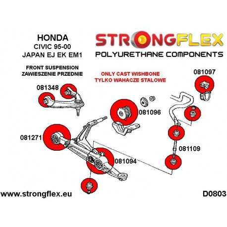 Полиуретанови тампони 081096B Honda Civic VI сивик 6та ген