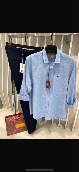 Ленени дълги панталони Etro Milano