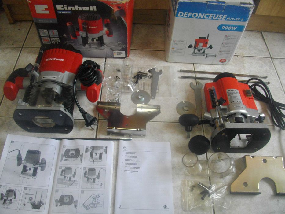 Нова Фрезова Машина Електрическа Оберфреза 900W/1100W-Einhell Ход 55мм