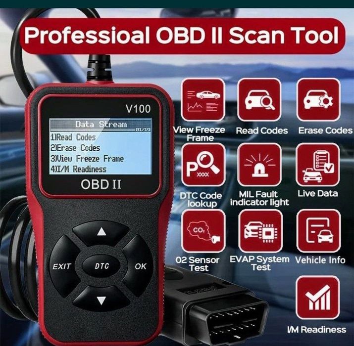 Dispozitiv de diagnosticare și scanare auto OBD2