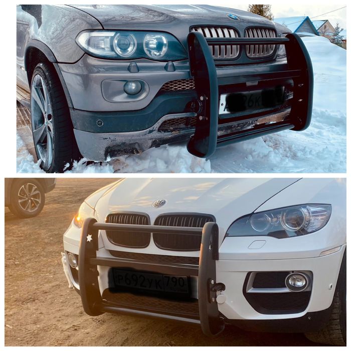 Таран защита бампера Bmw x5 е53 e70 x6 e71 72