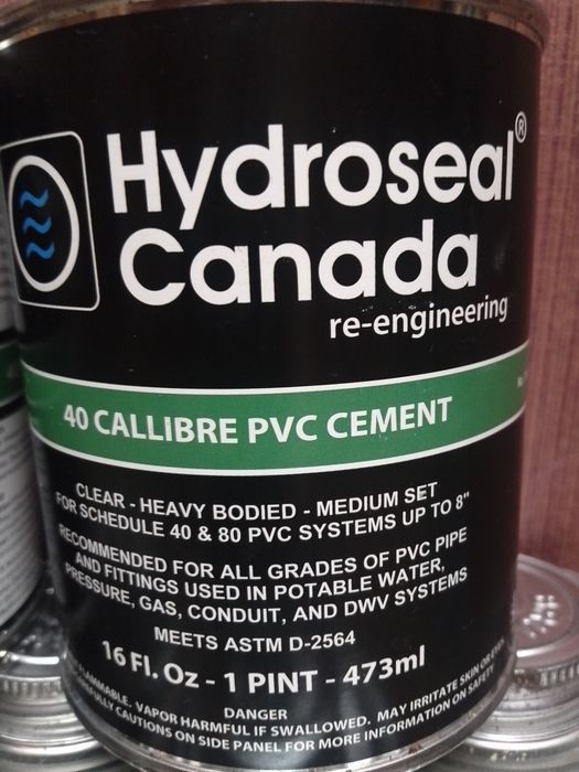 Клей для ПВХ труб