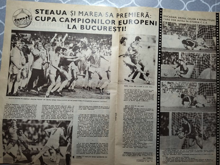 Revista SPORT Nr 5, din 1986 - Câștigarea cupei campionilor europeni