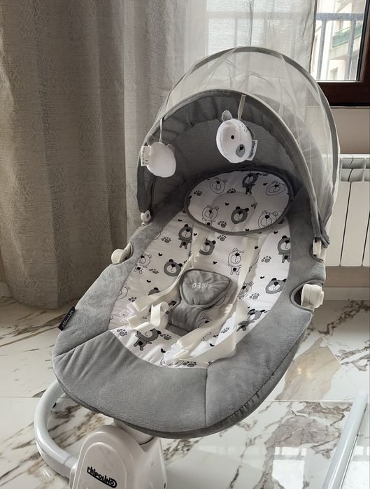 Електрически шезлонг-люлка Chipolino - Oasis, гранит