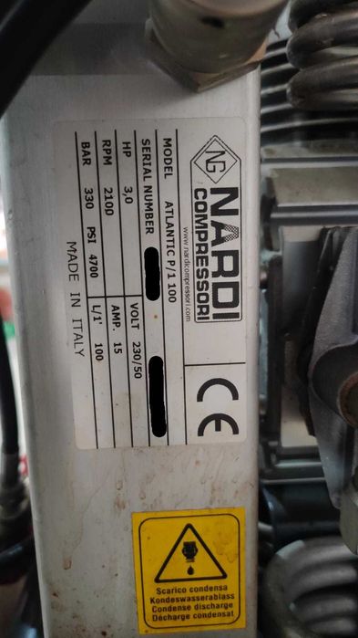 Компрессор NARDI ATLANTIC P/1 100