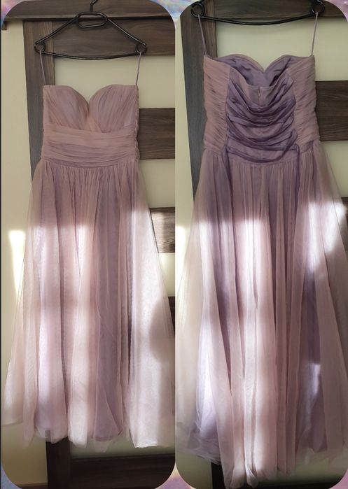 Rochie eleganta roz prafuit