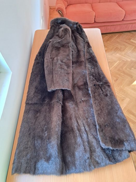 Палто от норка, естествена кожа