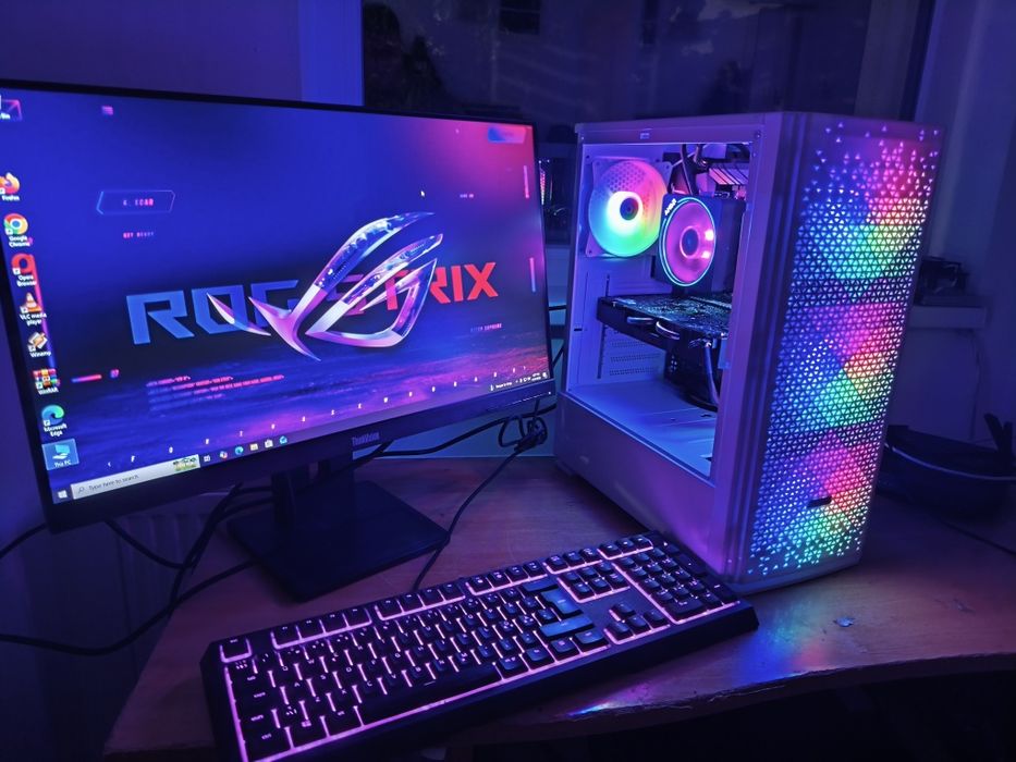 Unitate gaming Asus Rog Stric cu i7 Ryzen 7x Ram 32Gb video RTX  8Gb ssd 1 tera Win 10 GTA FORTNITE FIFA CSGO MINECRAFT ROBLOX
