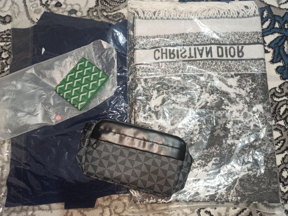 Крос сумка йенги + картахолдер Goyard