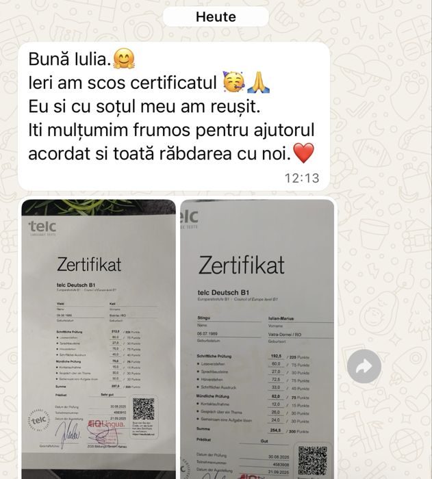 Meditații limba germana