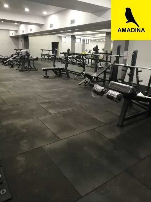 напольное Резиновое покрытие для тренажерного зала