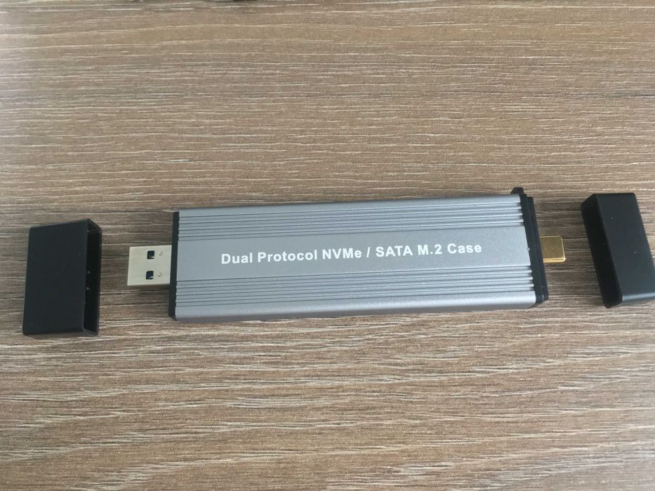 adaptor, caddy, rack ssd m.2 la usb 3 si C, m2 nvme pcie si sata, nou