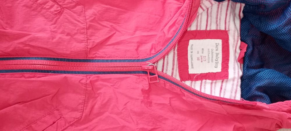 Шушляково яке на ZARA + маркови дънки за момиче или момче ръст 98 см
