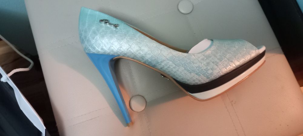 Pantofi Axel, albastru deschis, mărimea 40