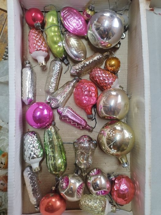 Новогодние игрушки на ёлку СССР