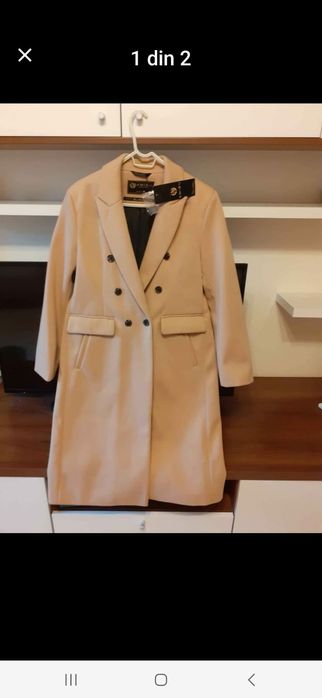 Palton elegant de damă, nou cu etichetă