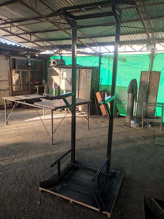 Турник, брусья напольные