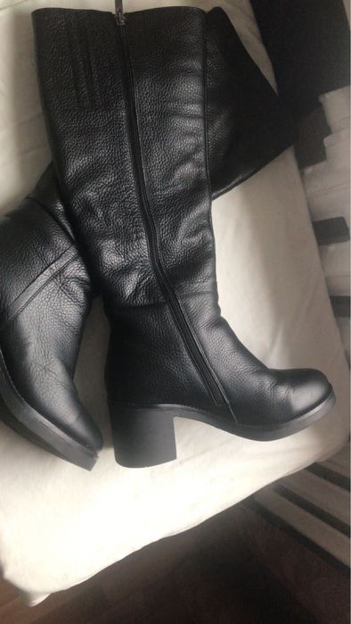 Сапоги кожанные