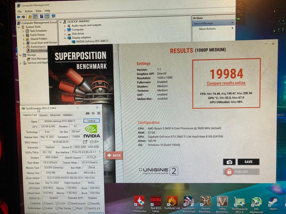 RTX 3060TI 8GB Gigabyte Eagle