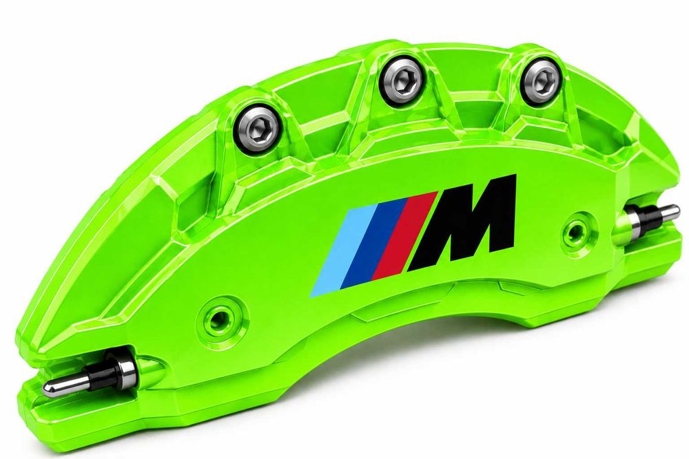 Метални капаци за спирачни апарати M Power – BMW 1, 3, 5, X5, X6 – 4 броя Флуоресцентни