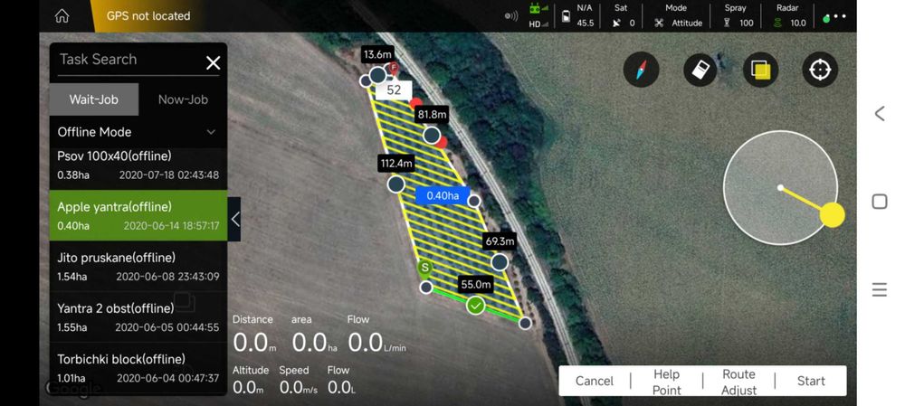 земеделски селскостопански агро дрон UAV 22 литра