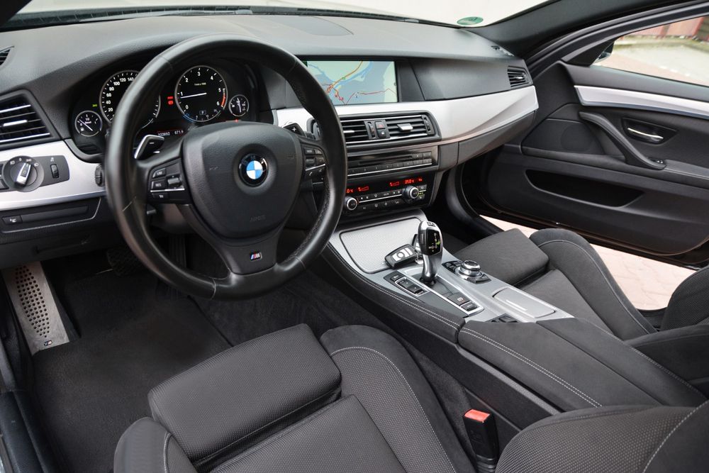 Bmw Seria 5 F10 M Paket 2.0d 184cp Euro5 Germania Garanție Moduri navigație Xenon încălzire head up display clima automata