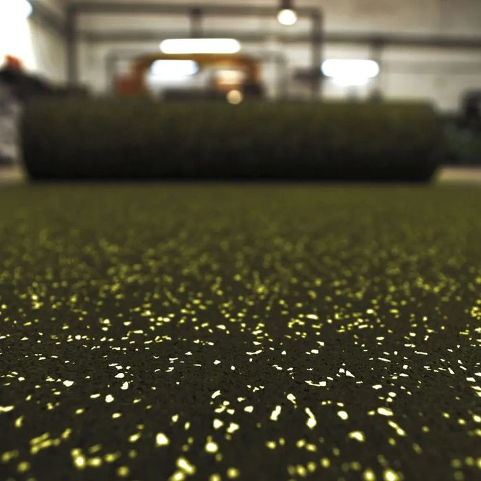 Подова Настилка/Гумена Фитнес Настилка на Ролка Yellow 8 мм -12 кв. м.