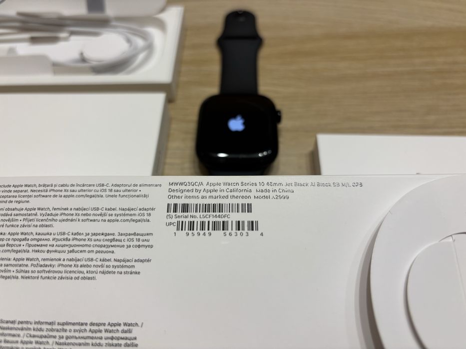 Apple Watch 10 46 mm GPS Jet Black