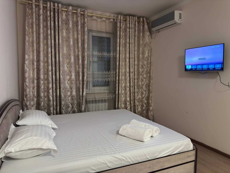 Уютная квартира в Green Park | 2-спальная кровать | Балкон | Посуточно