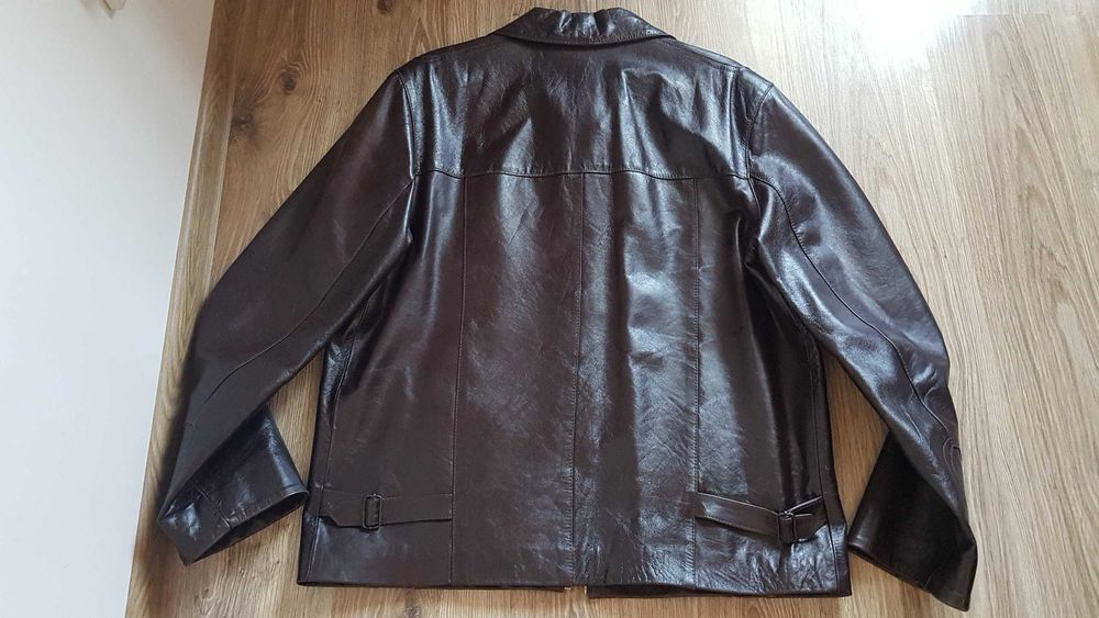 Яке от 100% Естествена Кожа "Alper Leather" - като ново, размер "Л"
