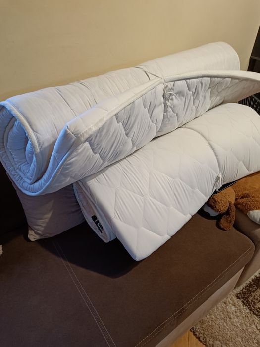 Vând  toper alb 90/200 cm