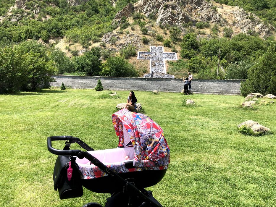 Бебешка количка Bass Soft Print Pop Art