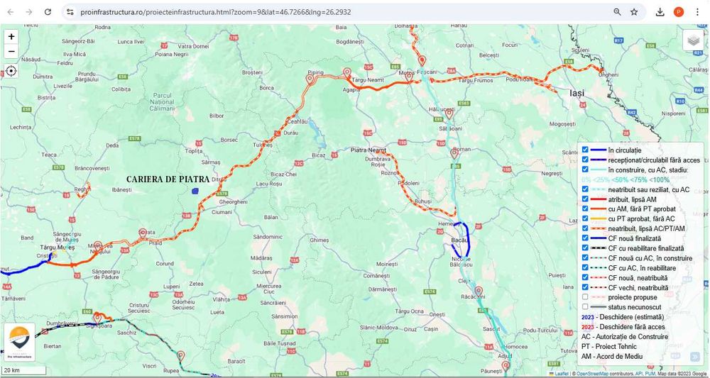 Cariera de piatra bazaltica,5 ha,cu permis de exploatare - ANRM