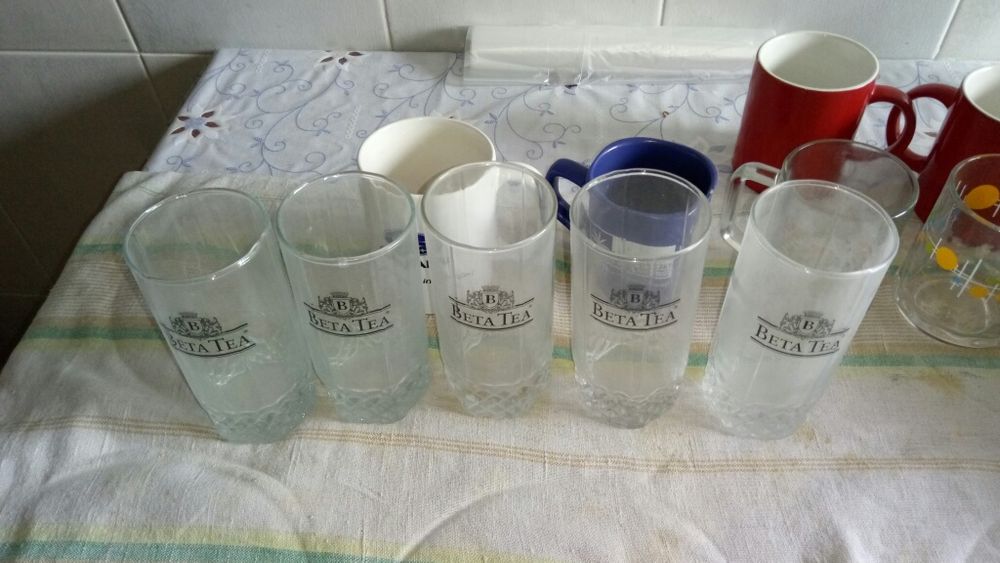 Бокалы высокие стекло