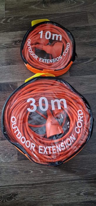 Градински Удължителни кабели с дължини от 10метра до 50метра