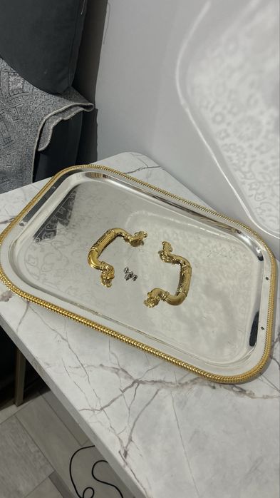 Поднос большой железный