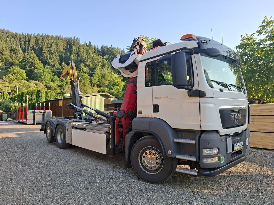 Man TGS 26.440  abrollkipper și macara