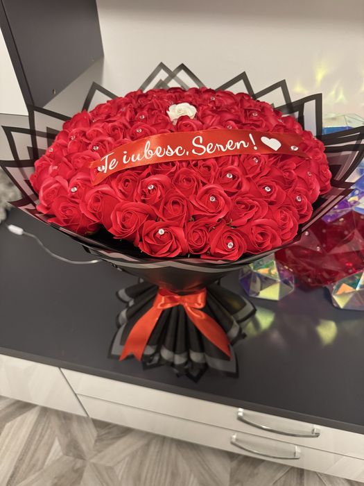 Trandafiri de sapun,parfumati, personalizati