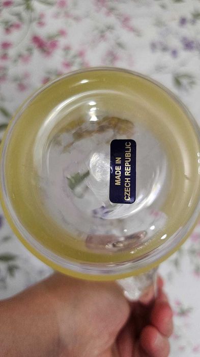 ваза прага богемское стекло