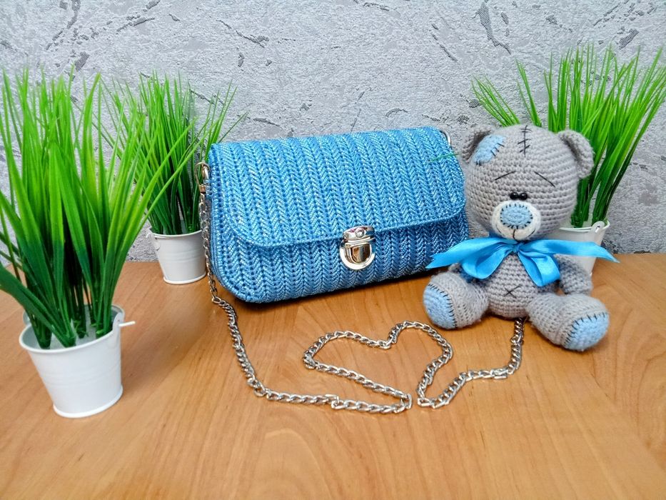 Клатч летний ручной работы