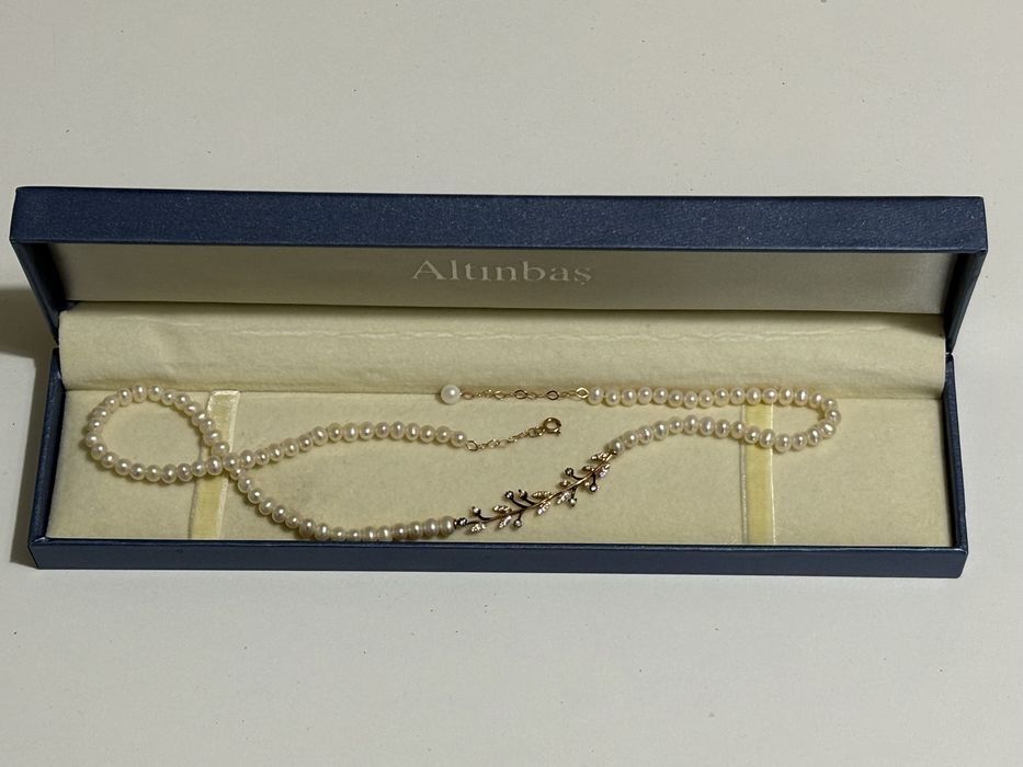 Колие Altınbaş (Алтънбаш) 14К злато с перли – неносено