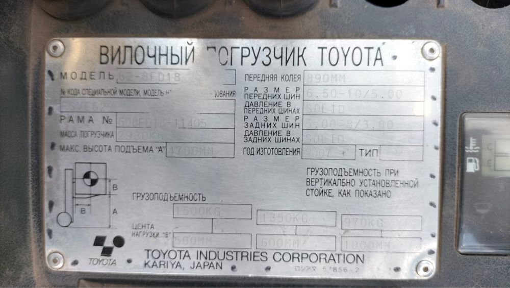 Вилочный погрузчик