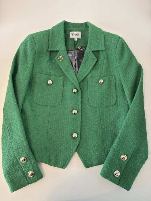 Зелено сако Lucy