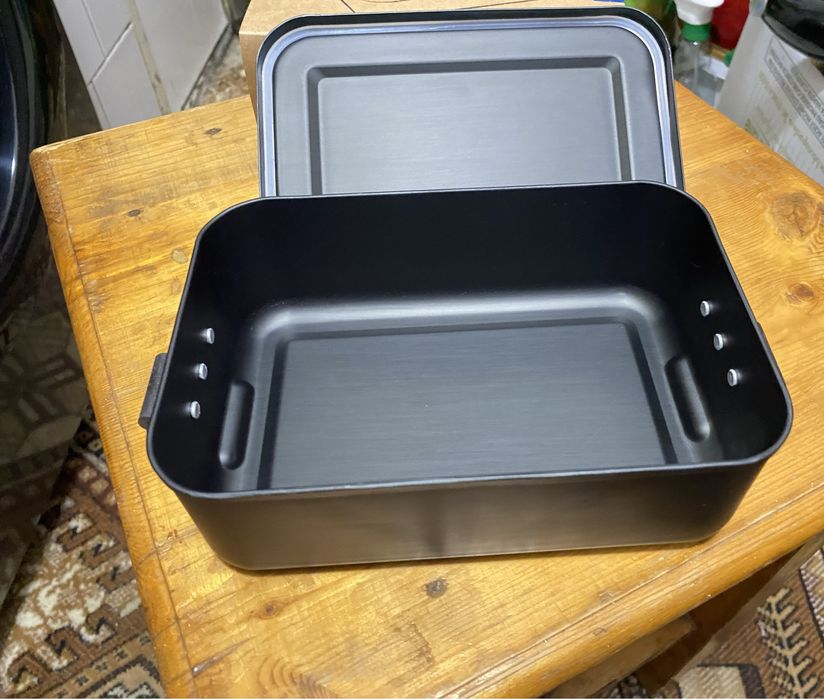 Cutie metalica pentru buschraft sau alimente